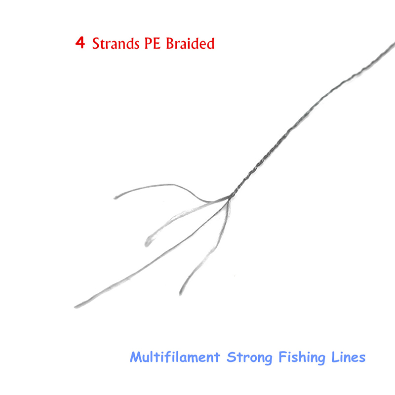 BOBING-300M-4-Strands-PE-Braided-Power-Fishing-Line-6-15LB-Multifilament-Carp-Sea-Fishing-Rope-1153450