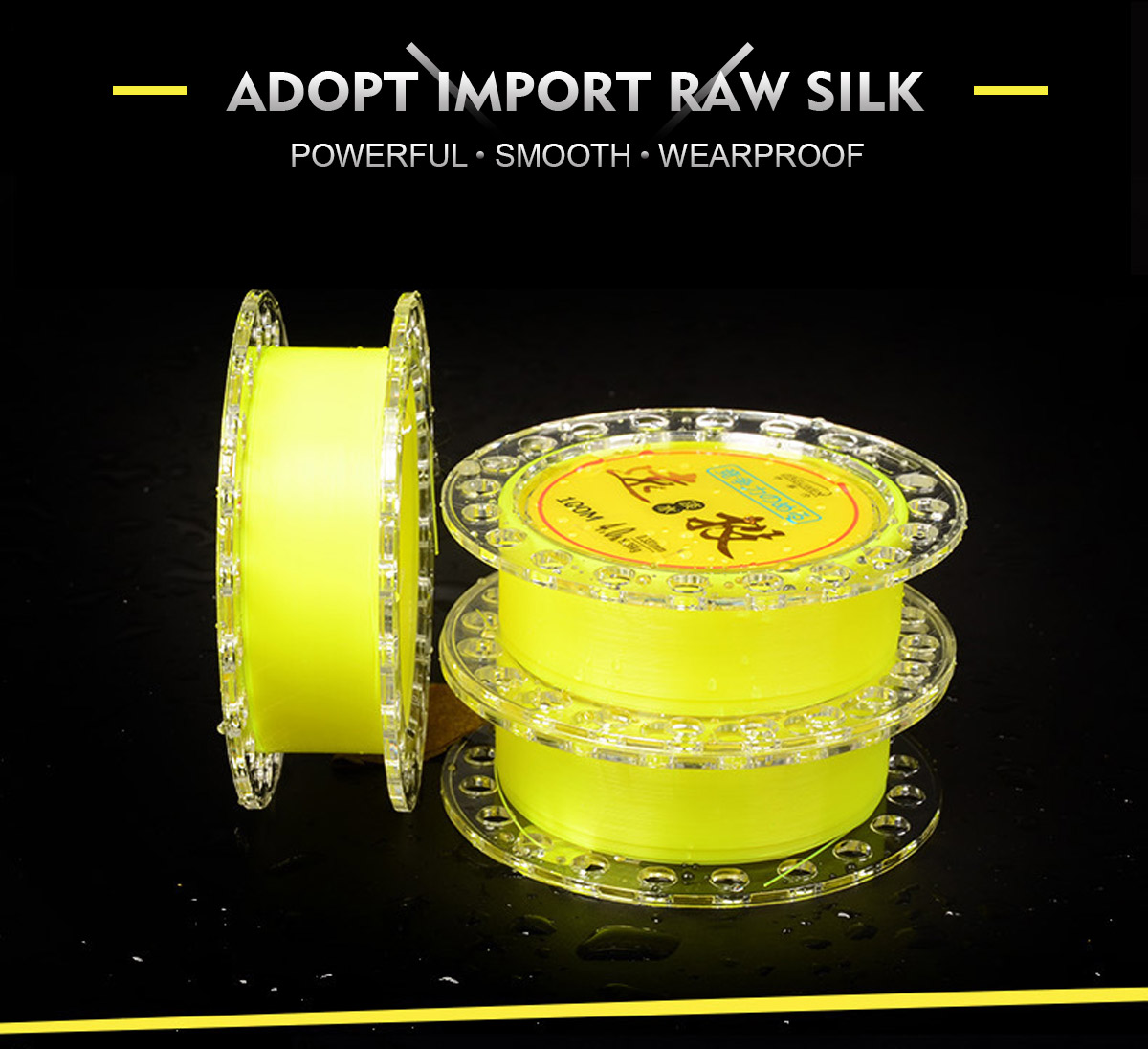 Bobing-100m-08-80-Nylon-Monofilament-Line-Freshwater-Cast-Fishing-Line-Fluoresacent-Yellow-1289699