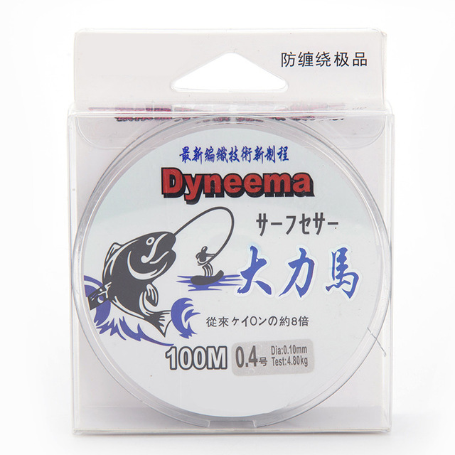 YUDELI-Dyneema-100M-Strong-Braided-Fishing-Line-PE-Braid-4-Stands-High-Strength-and-Toughness-Fishin-1096286