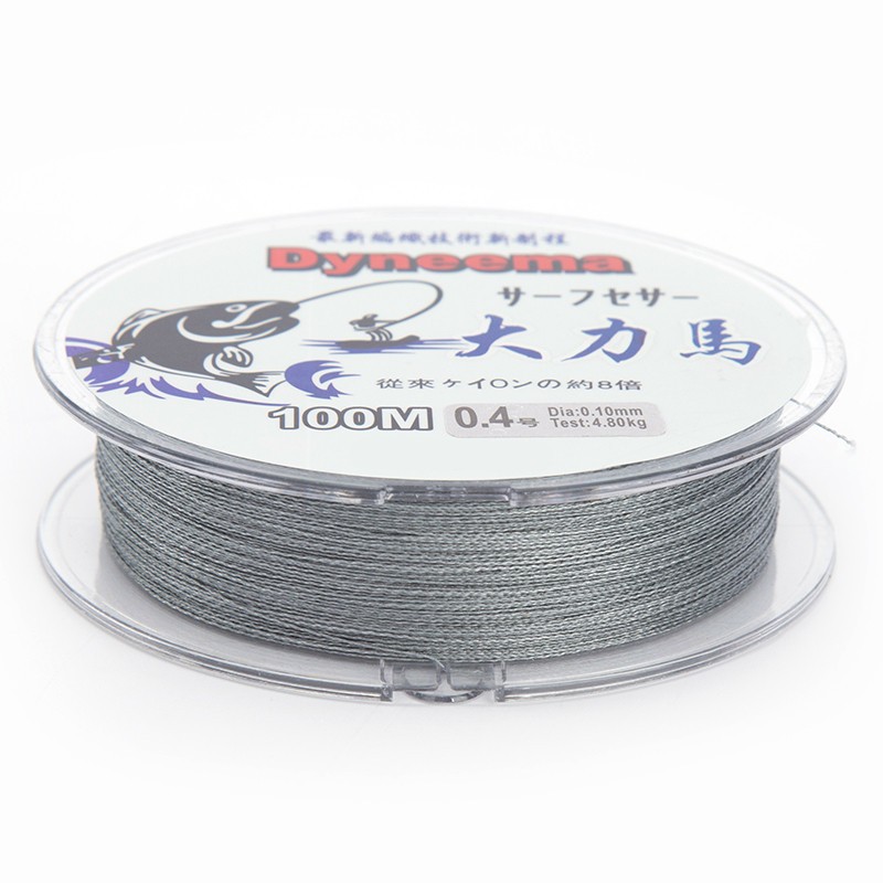 YUDELI-Dyneema-100M-Strong-Braided-Fishing-Line-PE-Braid-4-Stands-High-Strength-and-Toughness-Fishin-1096286