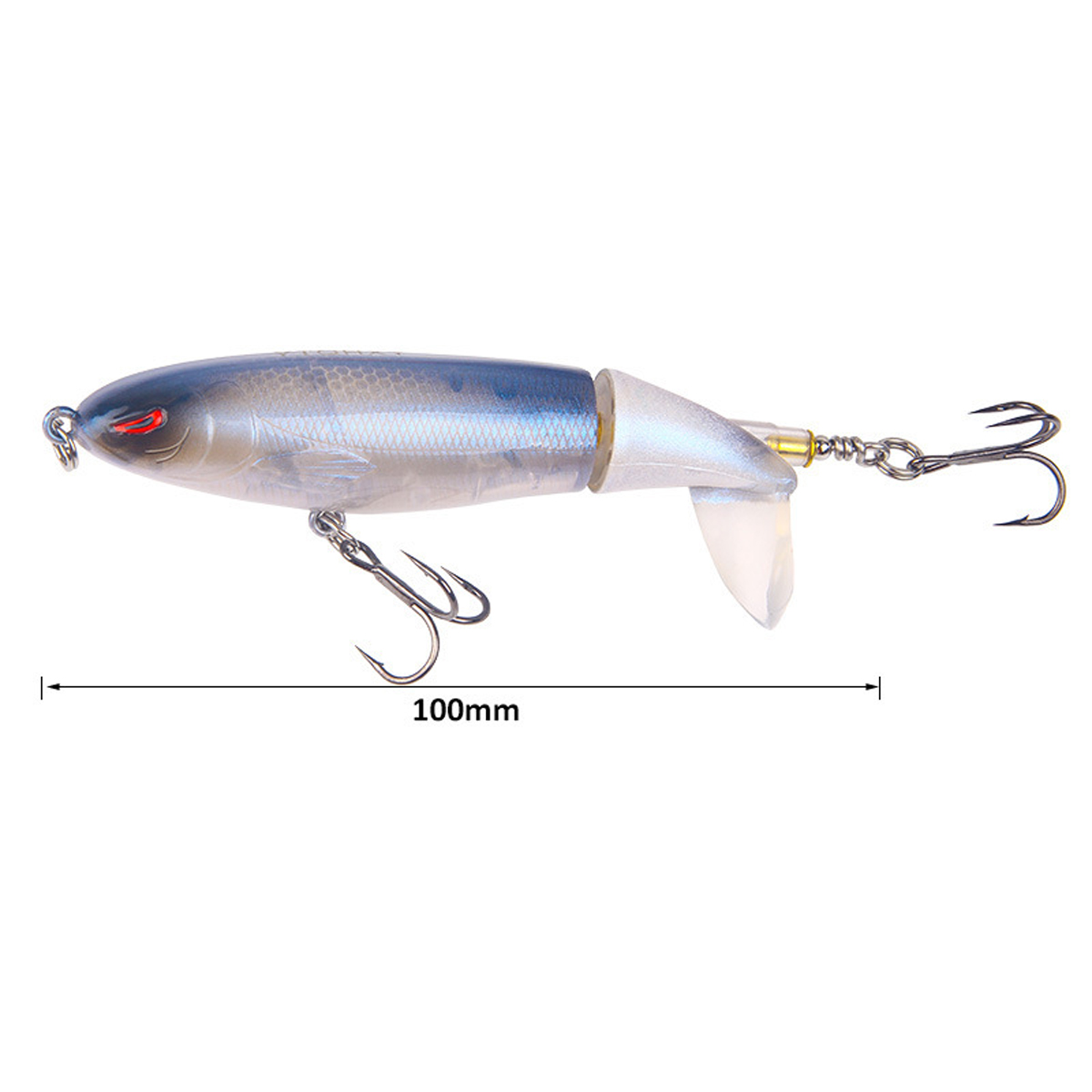 10cm-13g-Minnow-Fishing-Lure-Rotating-Tail-Popper-Topwater-Swim-Crankbait-Artificial-Hard-Bait-1354984