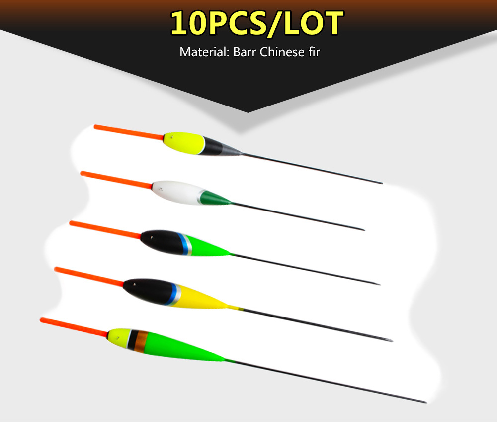 10pcslot-17-225cm-Wooden-Standable-Barr-Fir-Fish-Float-Hard-Bait-Fishing-Lure-Fishing-Float-1346271