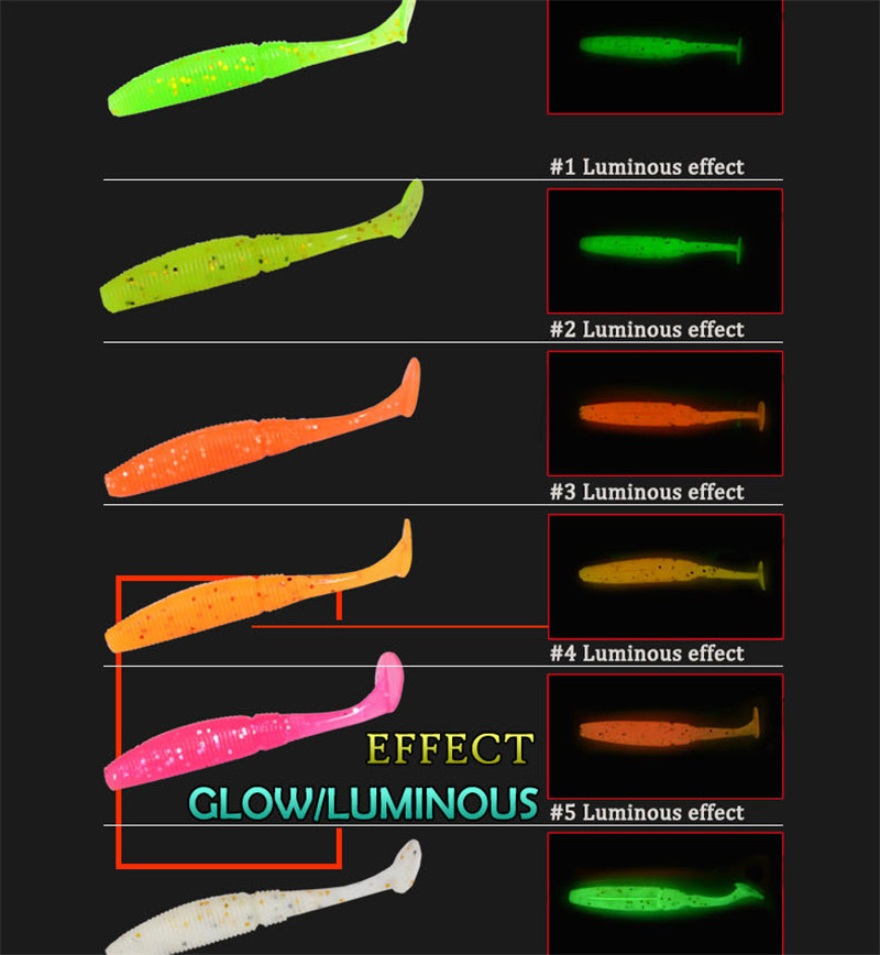 15pcsbag-50mm-1g-Luminous-Fishing-Soft-Lure-Artificial-T-Tail-Fishing-Bait-1231069