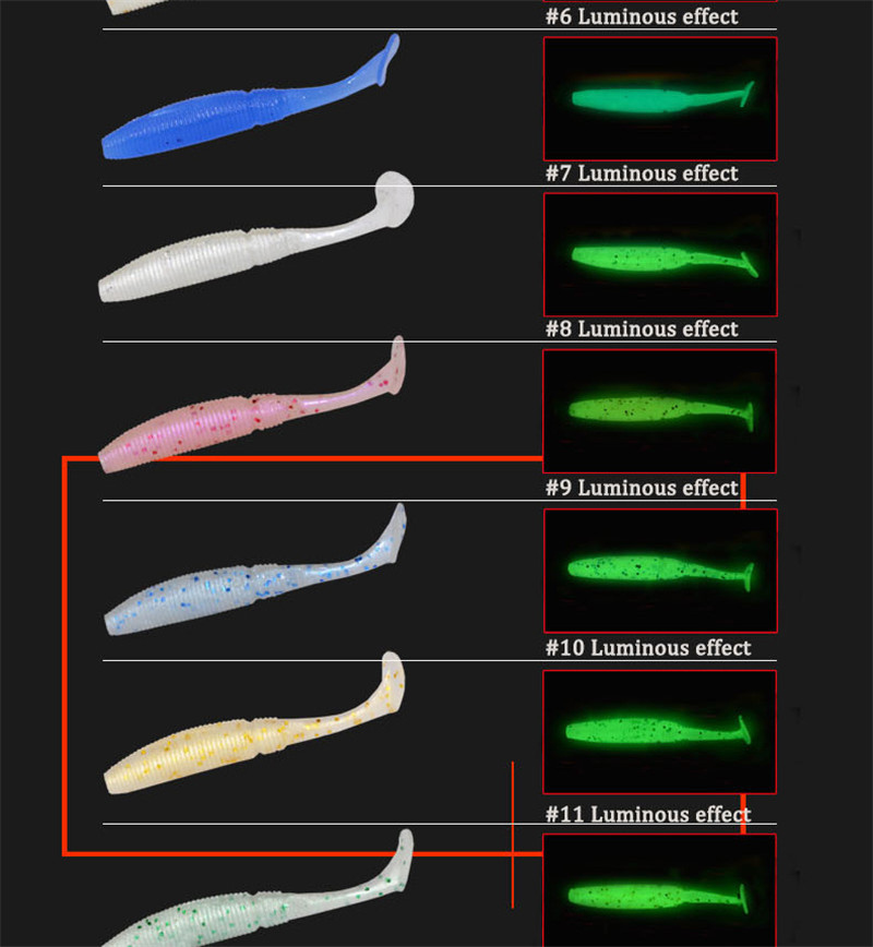 15pcsbag-50mm-1g-Luminous-Fishing-Soft-Lure-Artificial-T-Tail-Fishing-Bait-1231069