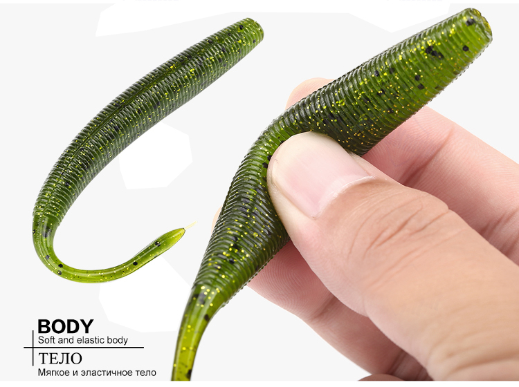 SeaKnight-SL006-6pcsbag-77g-125mm5in-Carp-Fishing-Lure-Silicone-Soft-Worm-Baits-Lure-1201621
