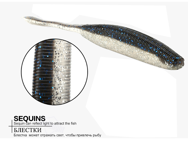 SeaKnight-SL006-6pcsbag-77g-125mm5in-Carp-Fishing-Lure-Silicone-Soft-Worm-Baits-Lure-1201621