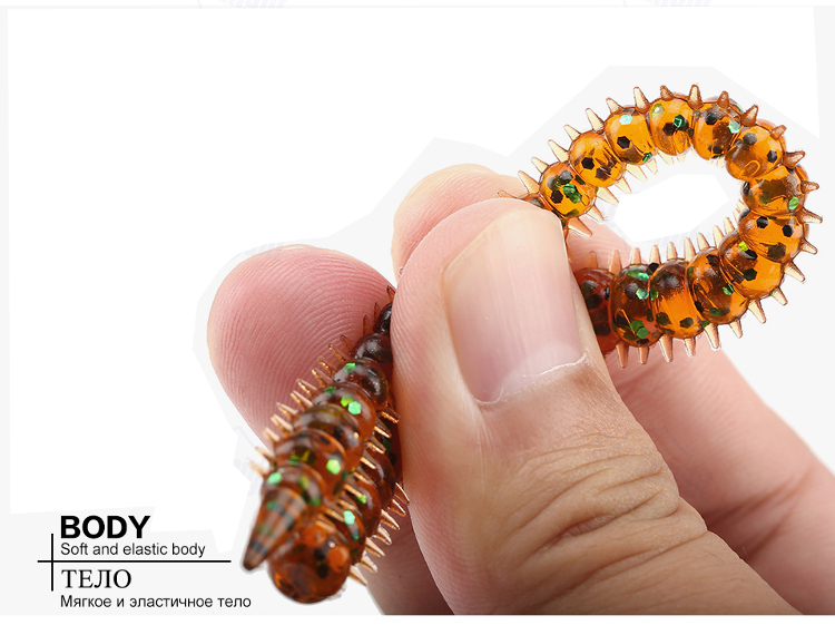 SeaKnight-SL009-8pcsbag-36g-130mm51in-Silicone-Soft-Fishing-Lure-Earthworm-Centipede-Worm-Lure-1201291