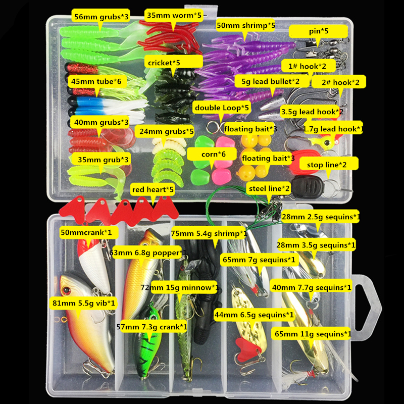 ZANLURE-88pcs-Colorful-Mixed-Fishing-Lure-Sets-Hard-BaitsSoft-Lures-Fake-Artificial-Bait-With-Box-1294282