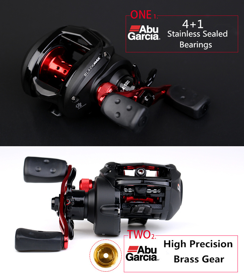 Abu-Garcia-BMAX3-64--1-41BB-Bait-Casting-Fishing-Reel-8kg18Ib-Drag-Left-Right-Water-Drop-Wheel-1289461