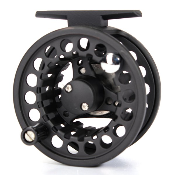 Aluminum-Fly-Fishing-Reel-Left-and-Right-Hand-34wt-Adjustable-Drag-Black-982690