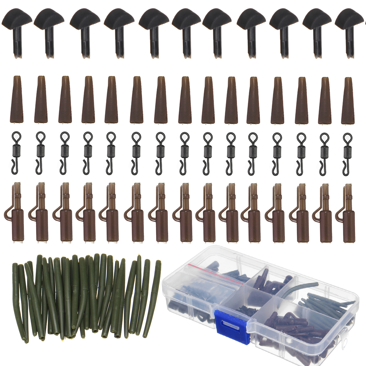 120Pcs-Carp-Fishing-Tackle-Box-Lead-Clips-Hooks-Swivels-Needles-Terminal-Rigs-Fishing-Tool-1382112