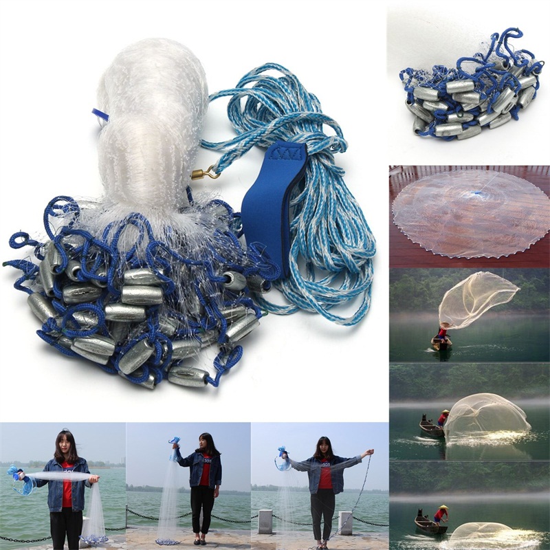 24m-48m-Large-Hand-Cast-Fishing-Net-Spin-Network-Bait-Fish-Net-Portable-Sinker-Net-1222457