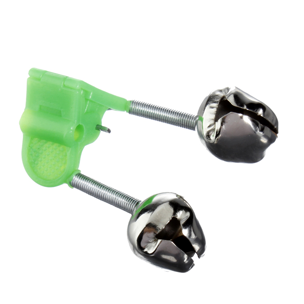 Green-Outdoor-Twin-Bells-Ring-Fishing-Rod-Clamp-Bite-Lure-Alarm-921378