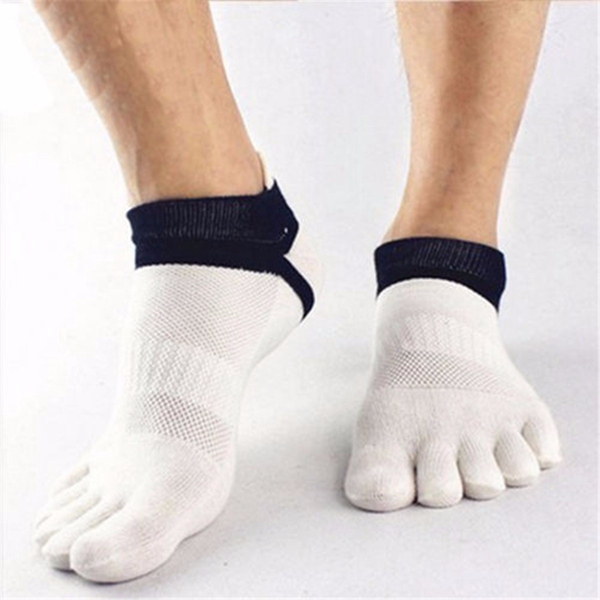 1-Pair-Of-Mens-Cotton-Toe-Socks-Five-Finger-Sports-Outdoor-Work-Cotton-Colours-1037530