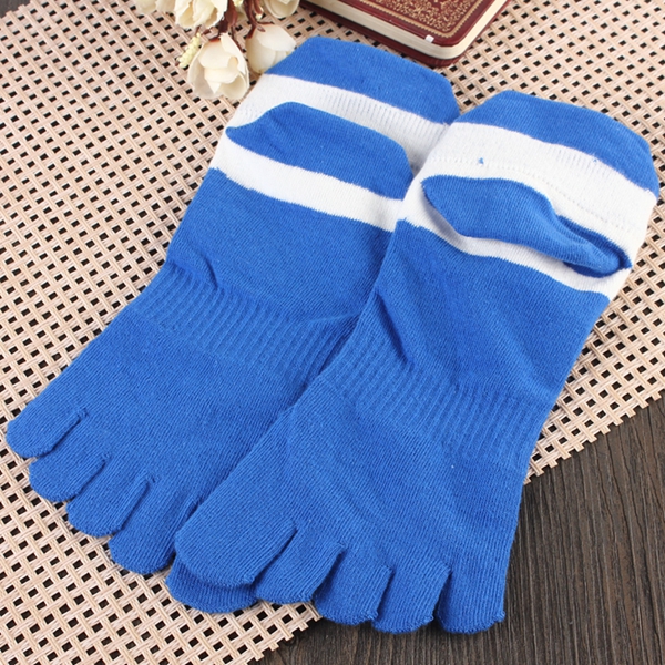 1-Pair-Of-Mens-Cotton-Toe-Socks-Five-Finger-Sports-Outdoor-Work-Cotton-Colours-1037530