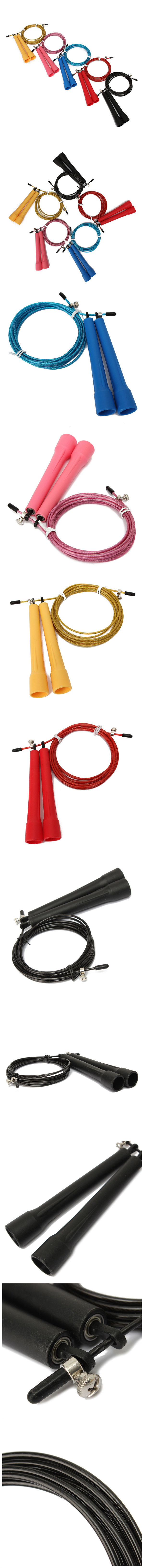 3M-Adjustable-Speed-Steel-Wire-Jump-Rope-Sports-Skipping-Crossfit-Fitnesss-Equipment-963602