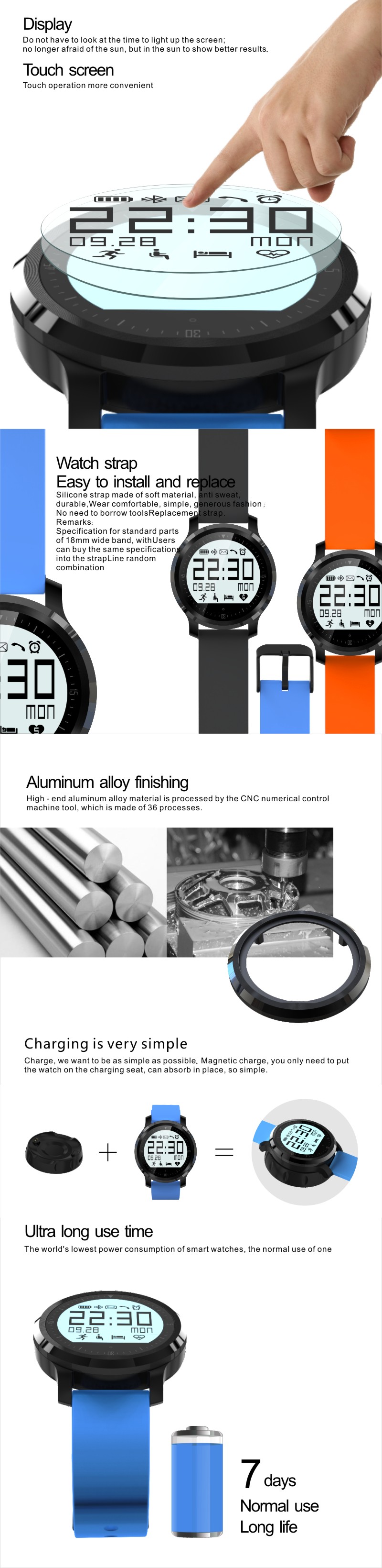 F68-Bluetooth-Heart-Rate-Smart-Watch-Touch-Screen-Sports-Wristwatch-IP67-Waterproof-For-Android-And--1005641