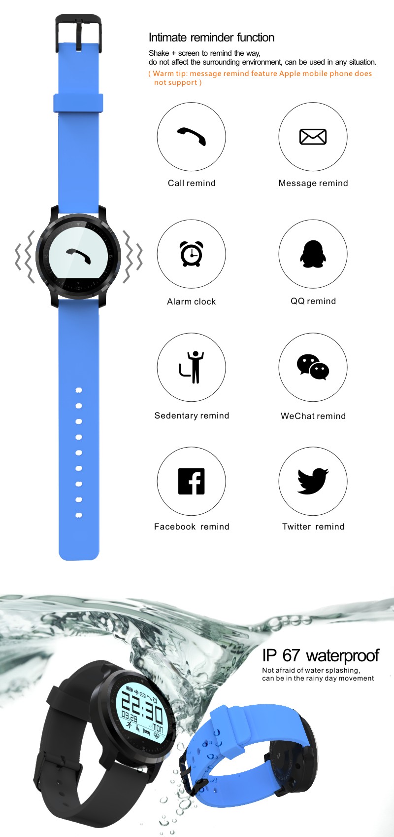 F68-Bluetooth-Heart-Rate-Smart-Watch-Touch-Screen-Sports-Wristwatch-IP67-Waterproof-For-Android-And--1005641