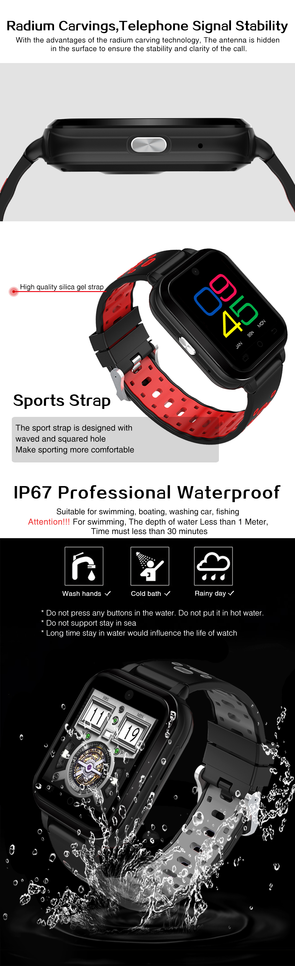 FINOW-Q1-Pro-Android60-4G-Phone-Call-1G-RAM-8G-ROM-GPS-WIFI-IP67-Waterproof-Smart-Watch-1258939