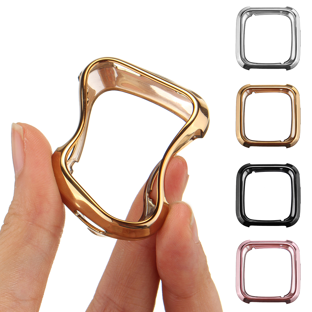TPU-Shell-Case-Screen-Protector-Frame-Cover-Smart-Watch-Cover-For-Fitbit-Versa-Silicone-Protective-1349483