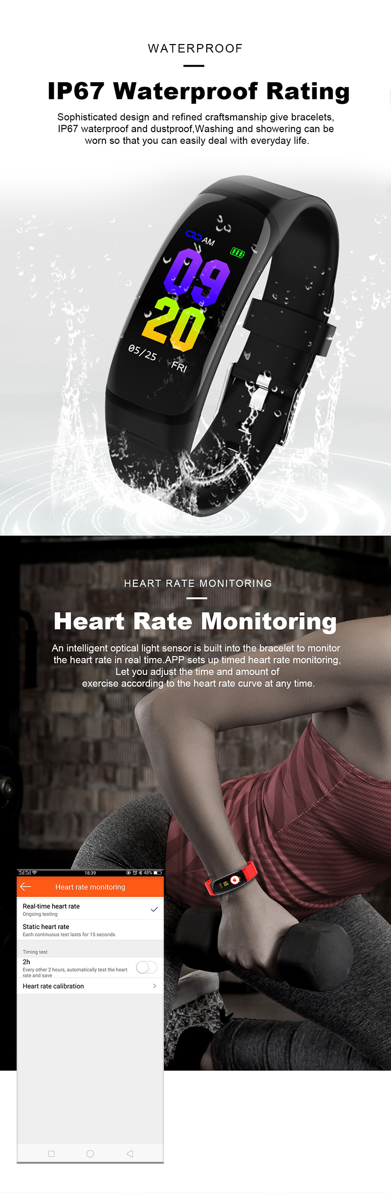 XANES-MK04-096quot-IPS-Color-Screen-Smart-Bracelet--IP67-Waterproof-Pedometer-Heart-Rate-Monitor-Blo-1337260