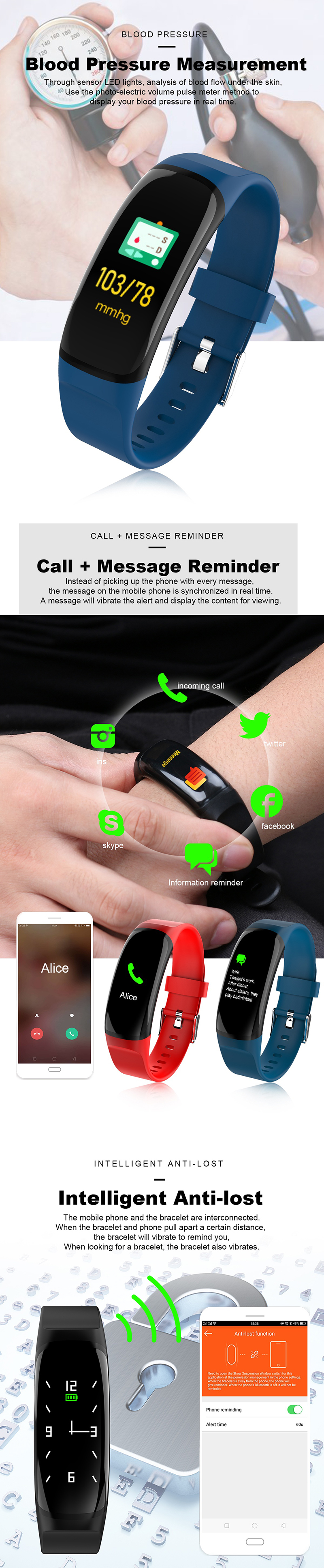 XANES-MK04-096quot-IPS-Color-Screen-Smart-Bracelet--IP67-Waterproof-Pedometer-Heart-Rate-Monitor-Blo-1337260