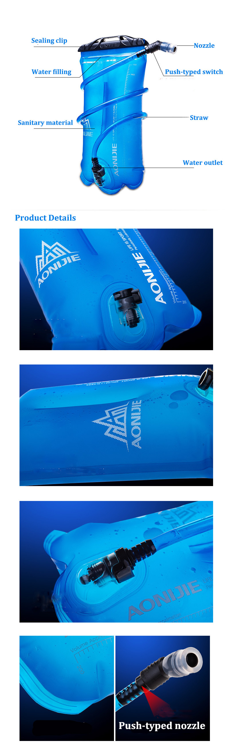 AONIJIE-15L-2L-Drinking-Water-Bladder-Bag-Sports-Folding-TPU-Hydration-Pack-For-Running-Climbing-1132327