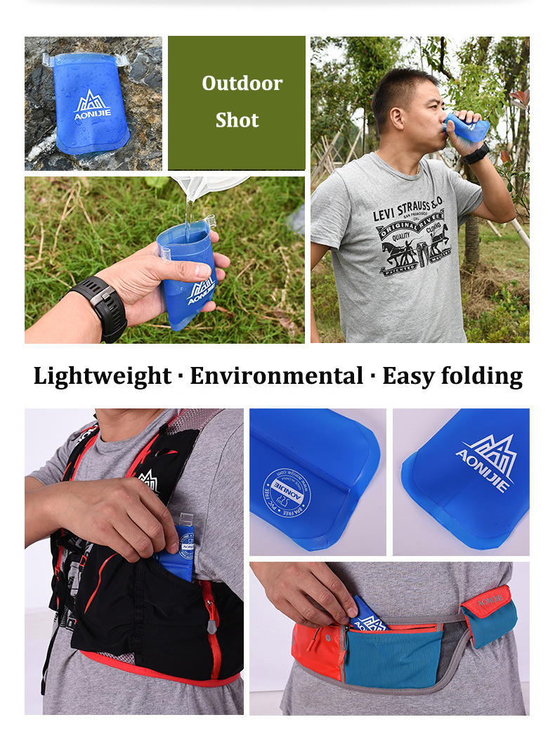 AONIJIE-170ML-Sports-Soft-Water-Bag-Exercise-Running-Folding-Cup-Kettle-1115714