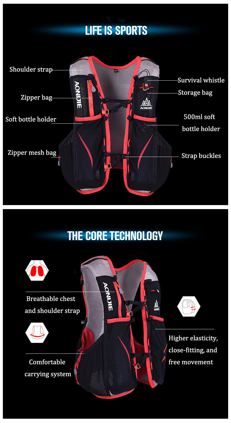 AONIJIE-5L-Sports-Running-Vest-Backpack-Marathon-Hydration-Water-Bag-Pack-Holder-1113931