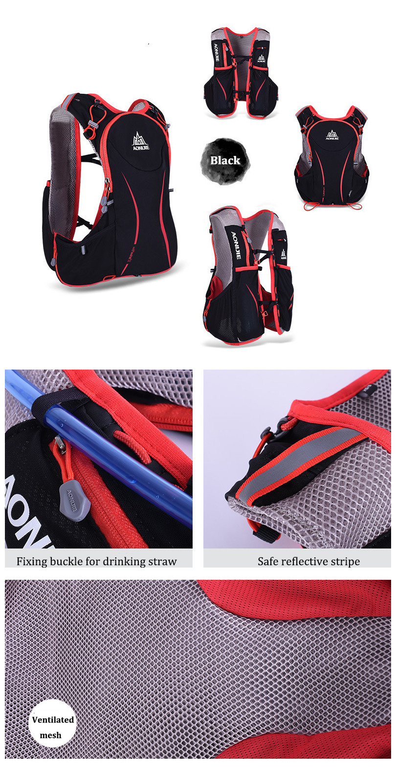 AONIJIE-5L-Sports-Running-Vest-Backpack-Marathon-Hydration-Water-Bag-Pack-Holder-1113931