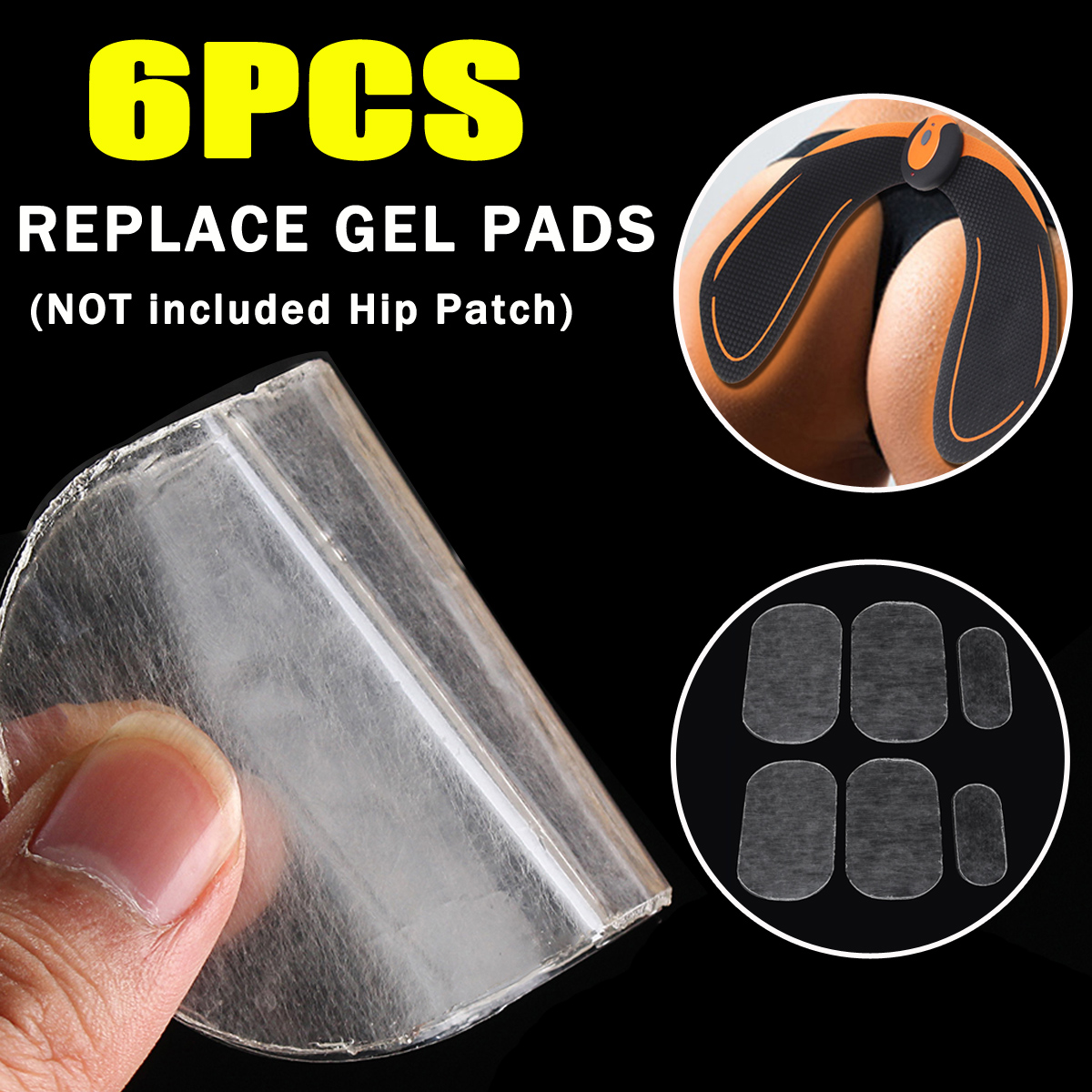 3pcsSet-Replacement-Gel-Sheet-Pad-For-Hip-Trainer-Health-Stick-Muscle-Fit-Fitness-1340074