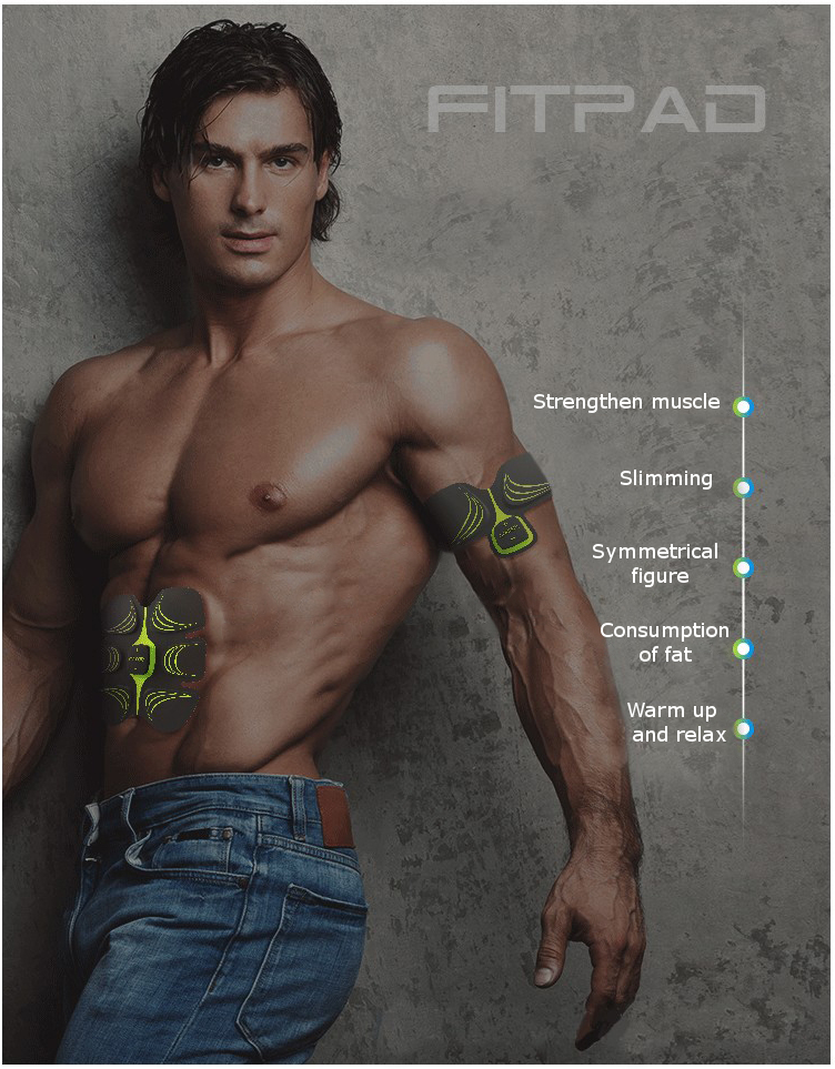 Fitpad-Smart-Electronic-ABS-Abdominal-Muscle-Building-Equipment-Body-Shaper-Fitness-Gel-Tape-Belt-1120301