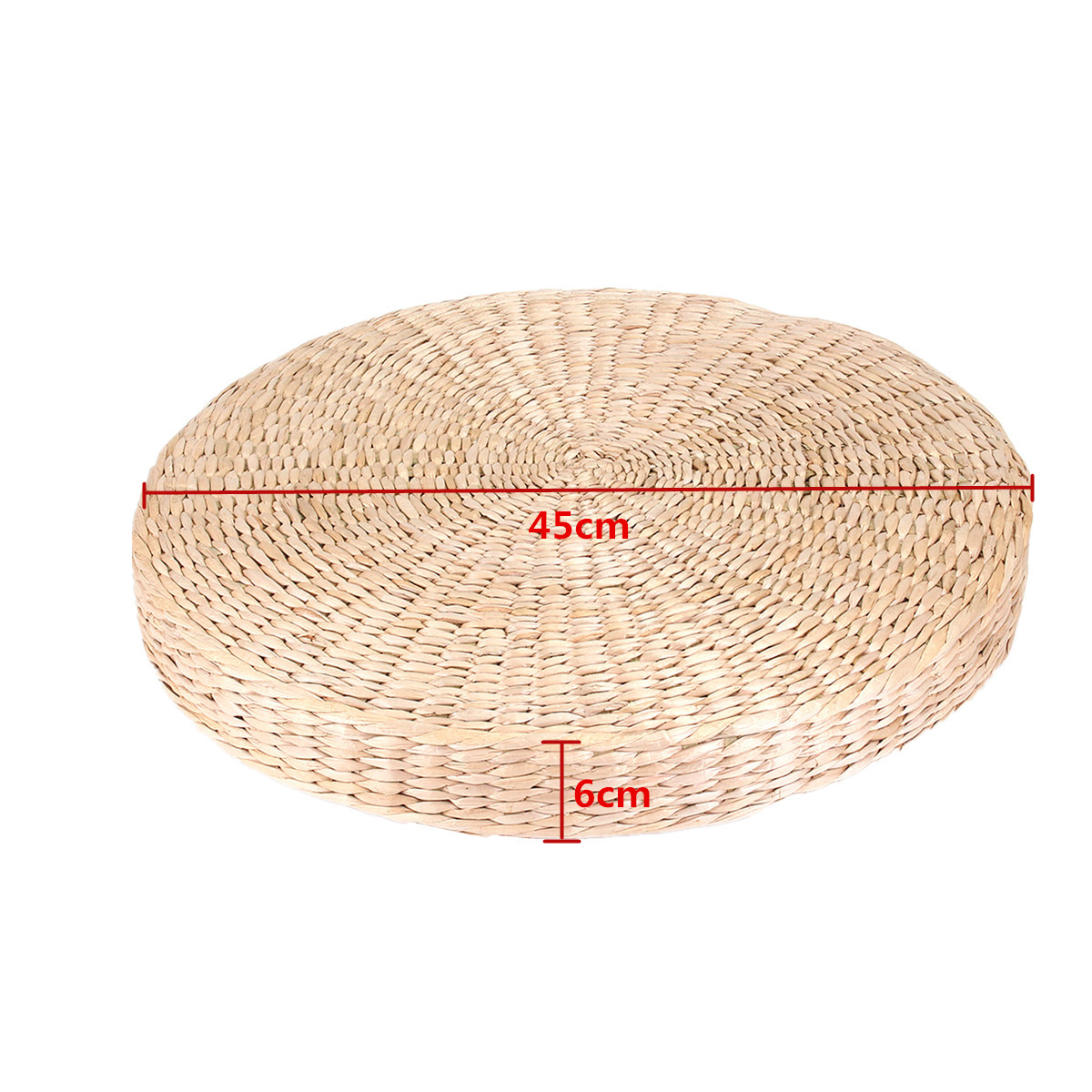 45cm-Round-Pouf-Tatami-Cushion-Floor-Cushions-Natural-Straw-Meditation-Yoga-Mat-1245123
