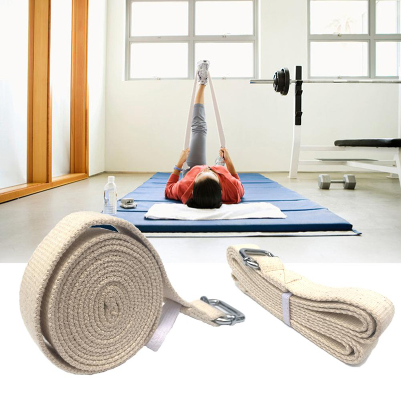 KALOAD-183cm-Pure-Cotton-Pilates-Yoga-Strap-Belt-Fitness-Exercise-Gym-Waist-Leg-Resistance-Bands-1361633