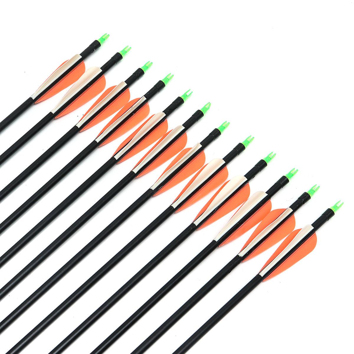 12Pcs-31quot-Fiberglass-Archery-Hunting-Arrows-Rubber-Feather-For-Compound-Bow-Recurve-Bow-Target-Sp-1337253