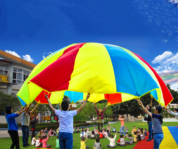 2m-Child-Outdoor-Rainbow-Umbrella-Parachute-Toy-Kindergarten-Parent-Child-Umbrella-Rally-994482