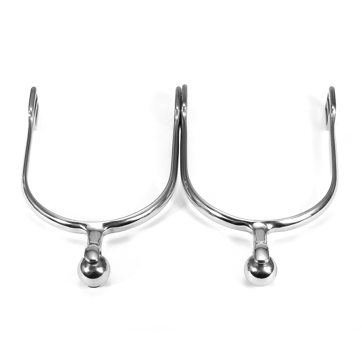 1-Pair-Stainless-Steel-Walking-Western-Horse-Spurs-Riding-Cowboy-Antique-Silver-1241380