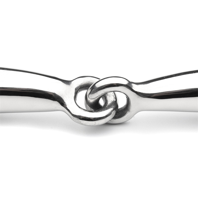 5in-Stainless-Steel-Shires-Hollow-Mouth-Equestrain-Horse-Snaffle-Bit-Loose-Ring-Bit-1246588