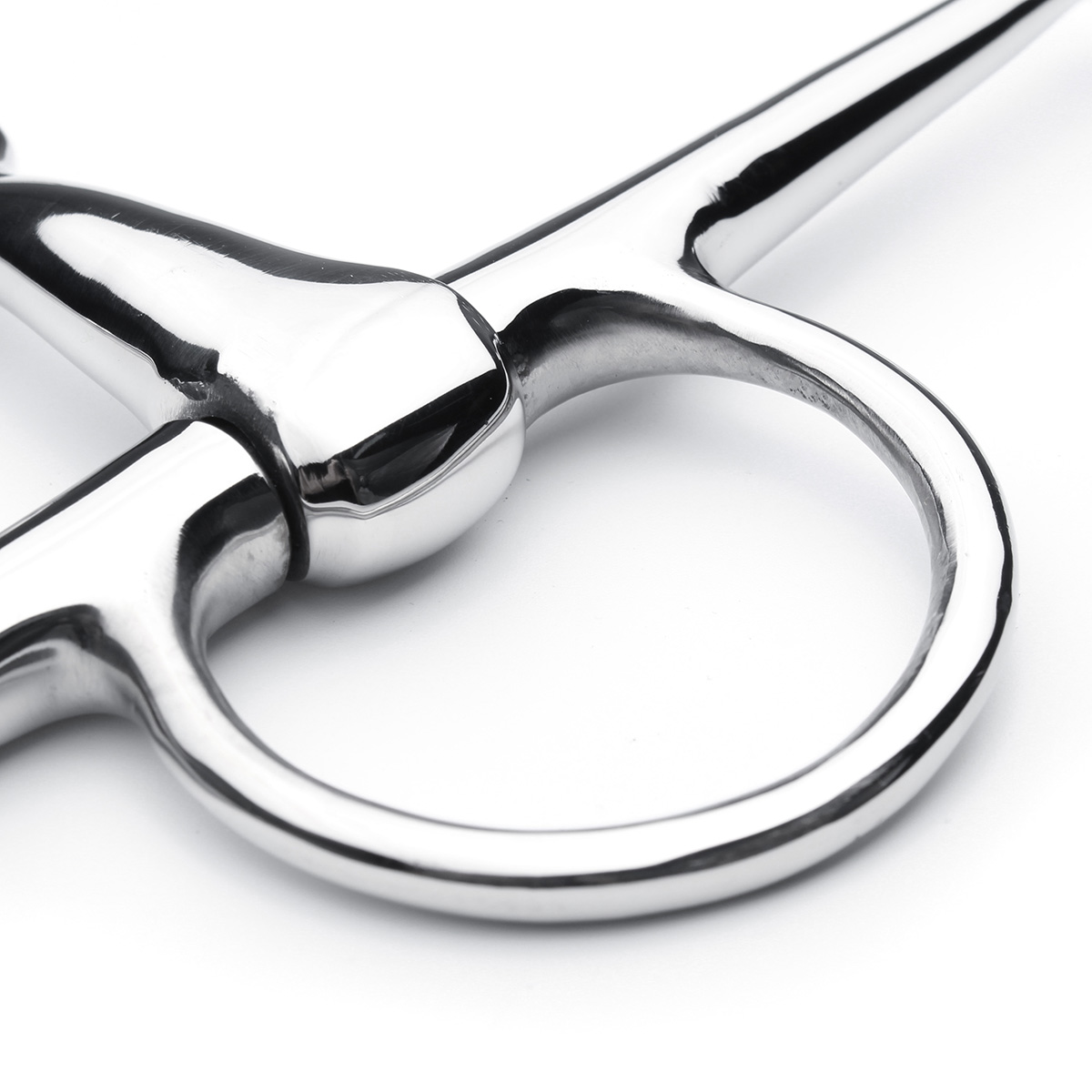 5quot-Full-Cheek-Stainless-Steel-Equestrian-Loose-Ring-Horse-Snaffle-Bit-D-Ring-1241408