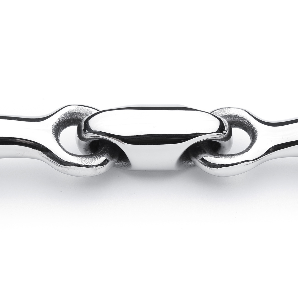 5quot-Full-Cheek-Stainless-Steel-Equestrian-Loose-Ring-Horse-Snaffle-Bit-D-Ring-1241408