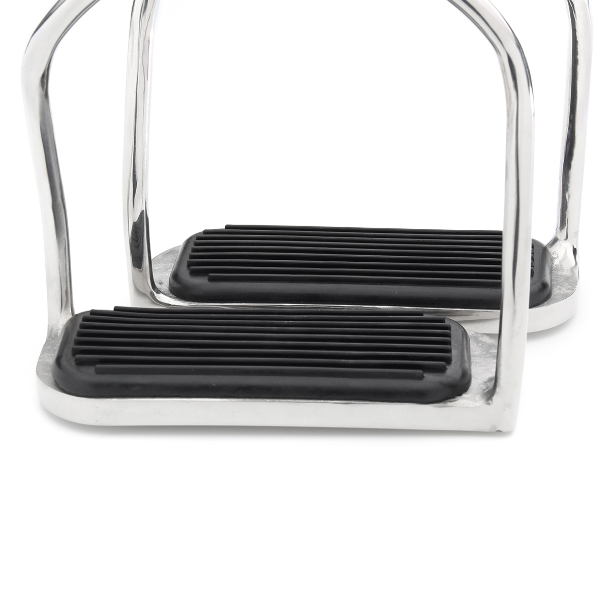 Horse-Riding-Stirrups-Stainless-Steel-Double-Bent-Safety-Stirrups-Irons-1241405