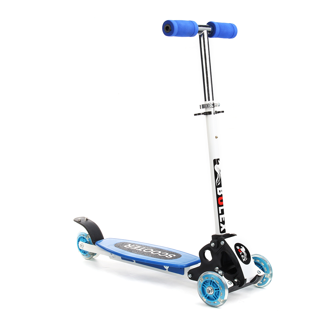 3-Wheels-15kmh-Foldable-Aluminum-Alloy-PU-Wheel-Anti-Skidding-Kick-Scooter-For-Kids-1258935