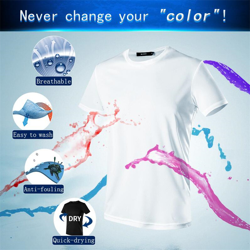 BEVERRY-WOMEN-Short-Sleeve-Creative-Hydrophobic-Waterproof-Anti--fouling-Thin-T-shirt-1273703