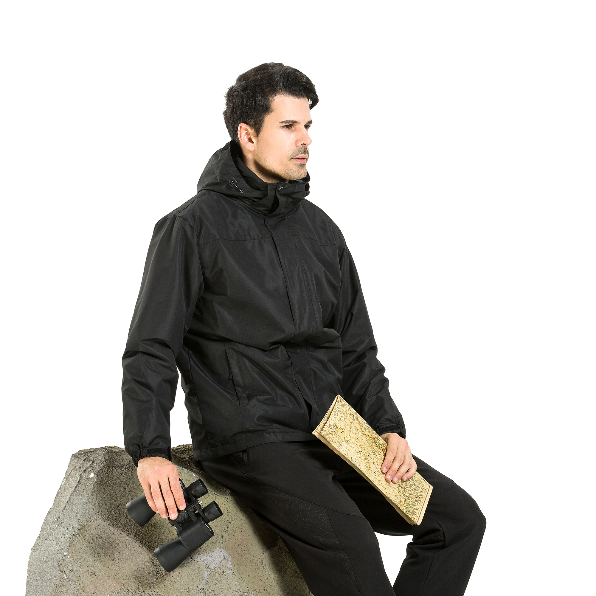 Men-Camping-Hiking-Waterproof-Windproof-Triple-Soft-Shell-Warm-Liner-Coats-Jacket-1157230