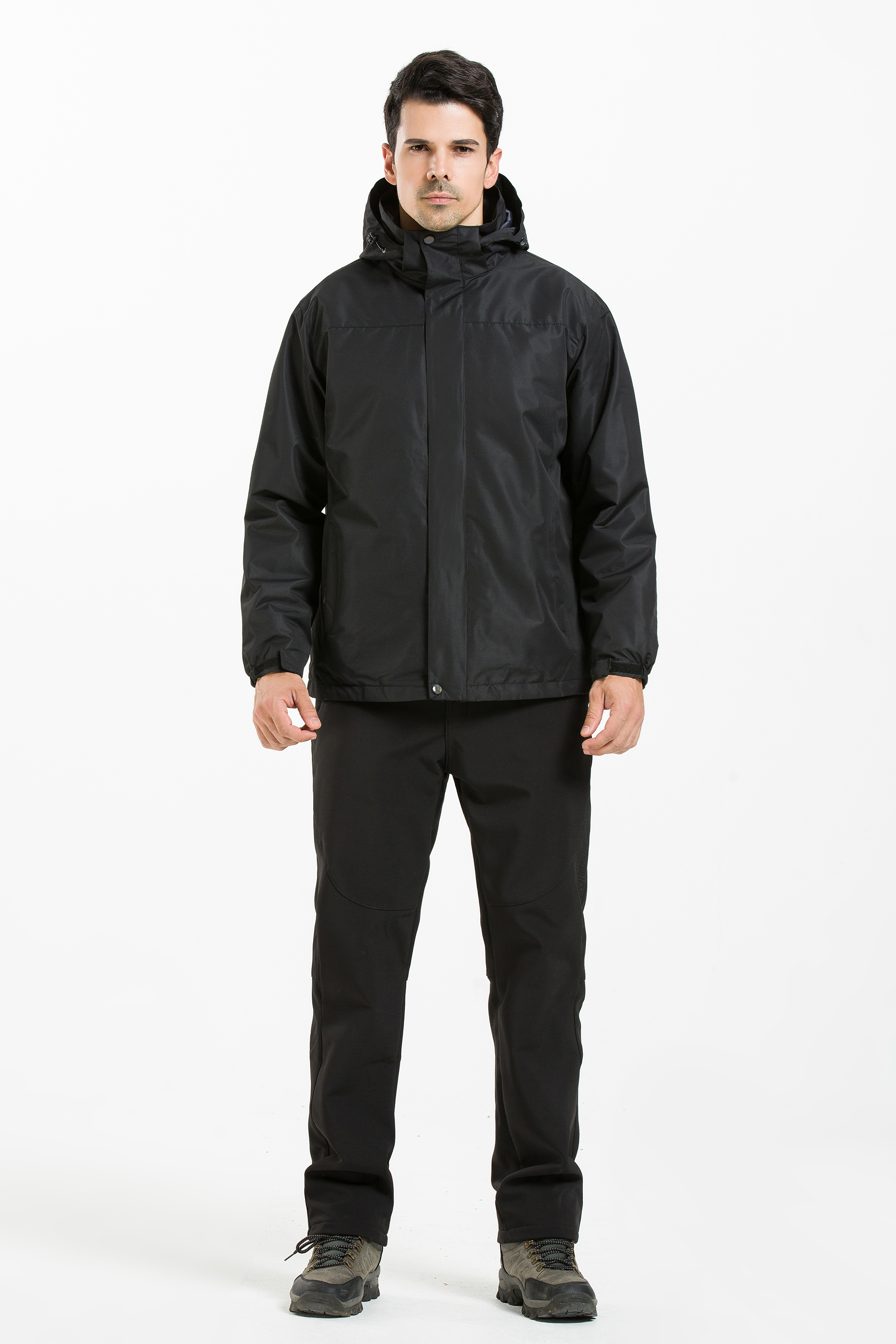 Men-Camping-Hiking-Waterproof-Windproof-Triple-Soft-Shell-Warm-Liner-Coats-Jacket-1157230