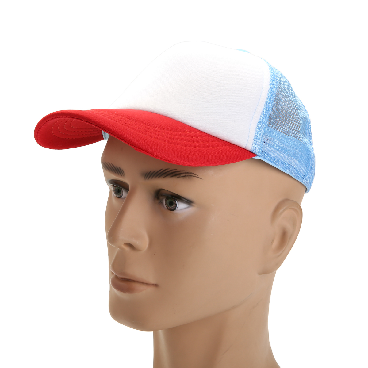 Adult-Kids-Children-Red-White-Blue-Adjustable-Baseball-Cap-Outdoor-Activity-Sunscreen-Sun-Hat-1470326