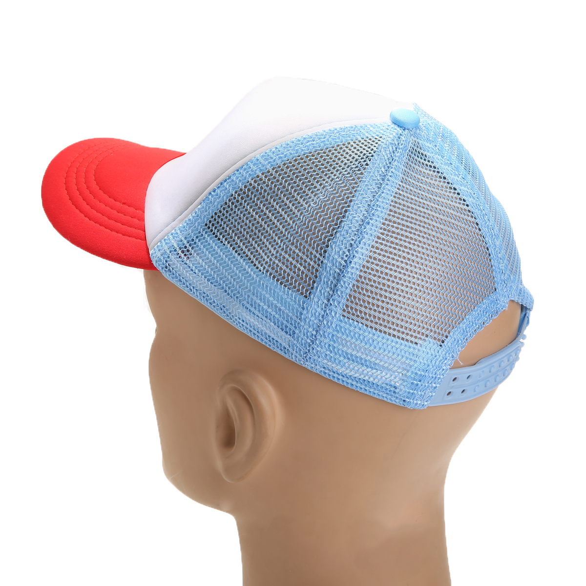 Adult-Kids-Children-Red-White-Blue-Adjustable-Baseball-Cap-Outdoor-Activity-Sunscreen-Sun-Hat-1470326