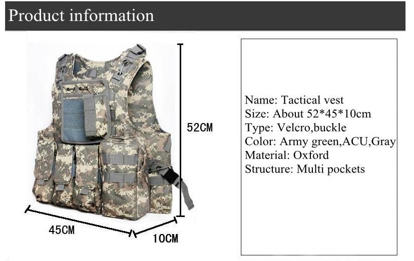 Amphibious-Forces-Camouflage-Combat-Vest-Multi-Pockets-Fishing-Tactical-CS-Outdoor-1131749