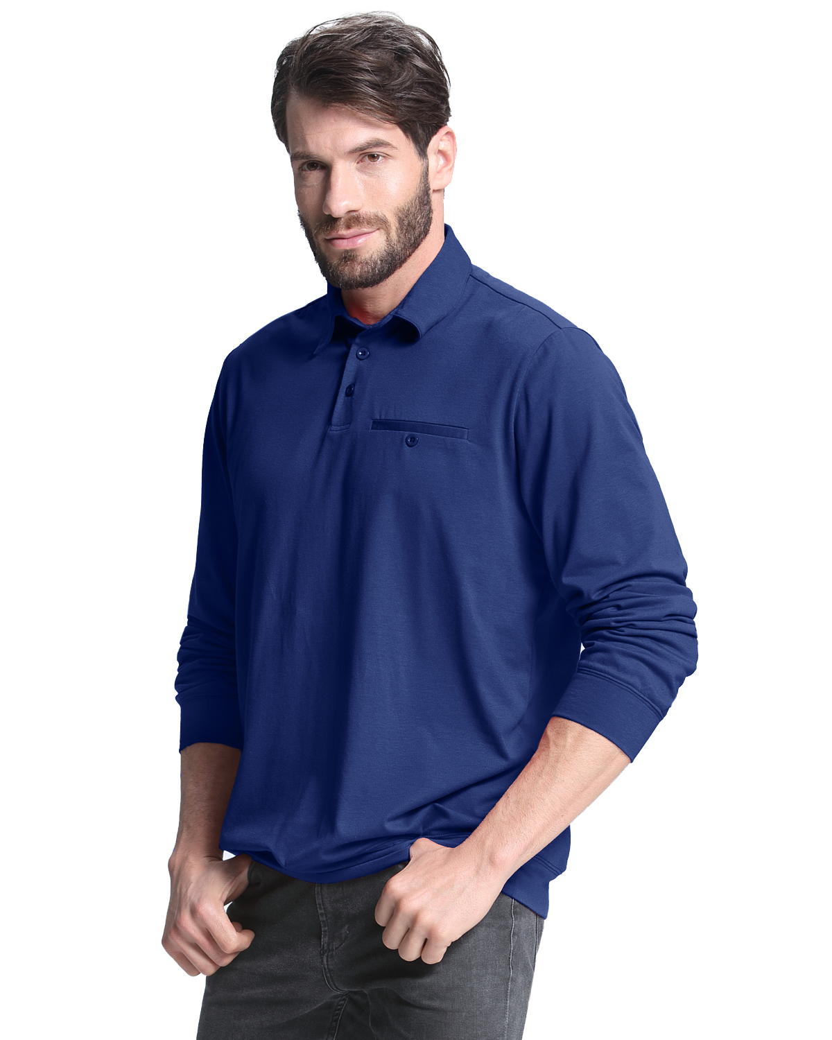 MODCHOK-Homme-Quick-Dry-T-Shirts-Manche-Longue-Top-Tee-Chemise-Coton-Casual-Classique-Sports-Shirts-1461408