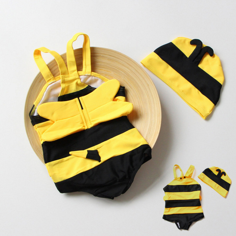 Childrens-Swimsuit-Lovely-Honey-Bee-Hot-Spring-Holiday-Swimming-suit-Baby-Swimwear-1310746